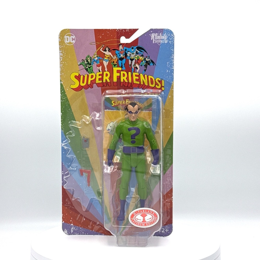 McFarlane DC Super Friends Retro The Riddler Platinum‎
